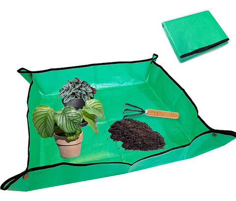 Alfombra Tapete Jardinería Trasplante De Plantas 1mt X 1mt