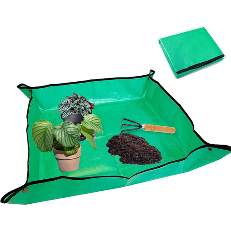 Alfombra Tapete Jardinería Trasplante De Plantas 1mt X 1mt 1