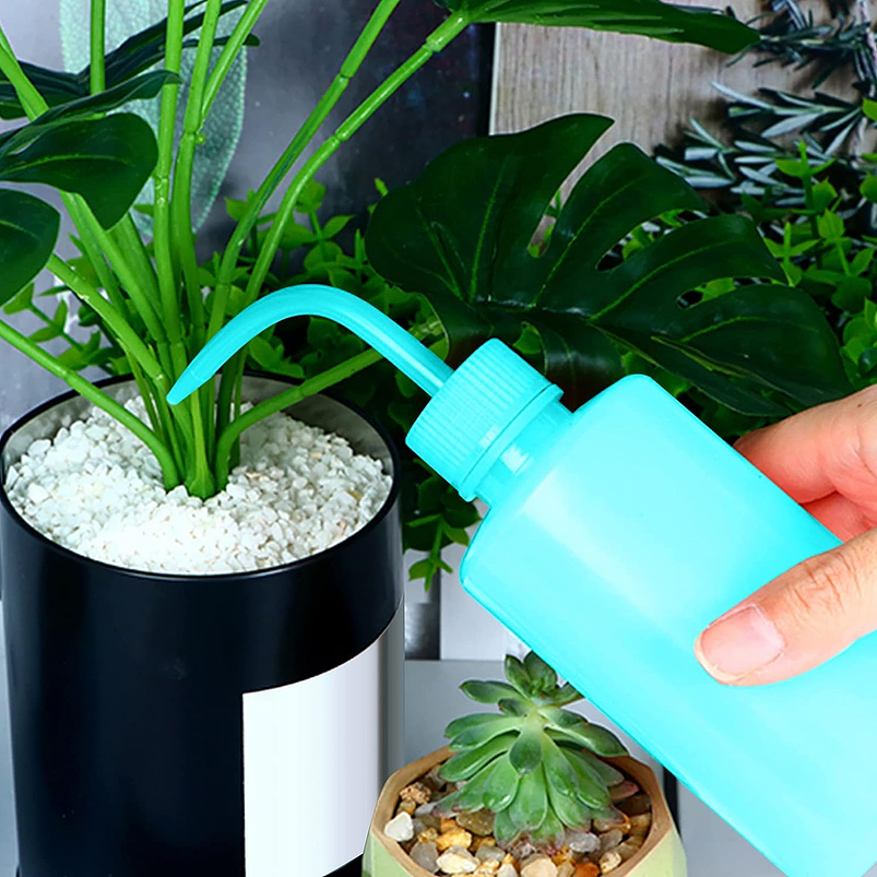 Botella de Riego De Apretar Ideal Cactus Suculentas x250ml Blanco 6