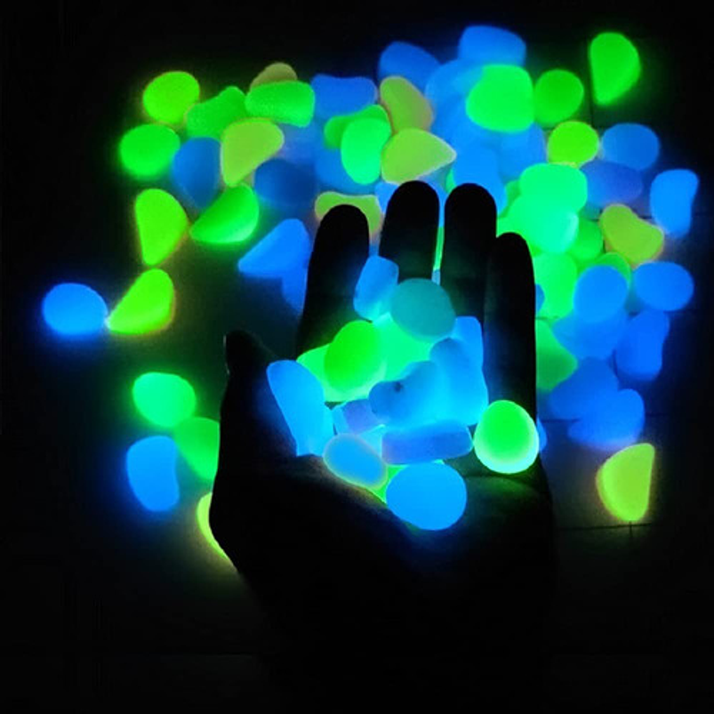 Piedras Luminosas Jardín - Peceras X300pzs Brillan Oscuridad 9