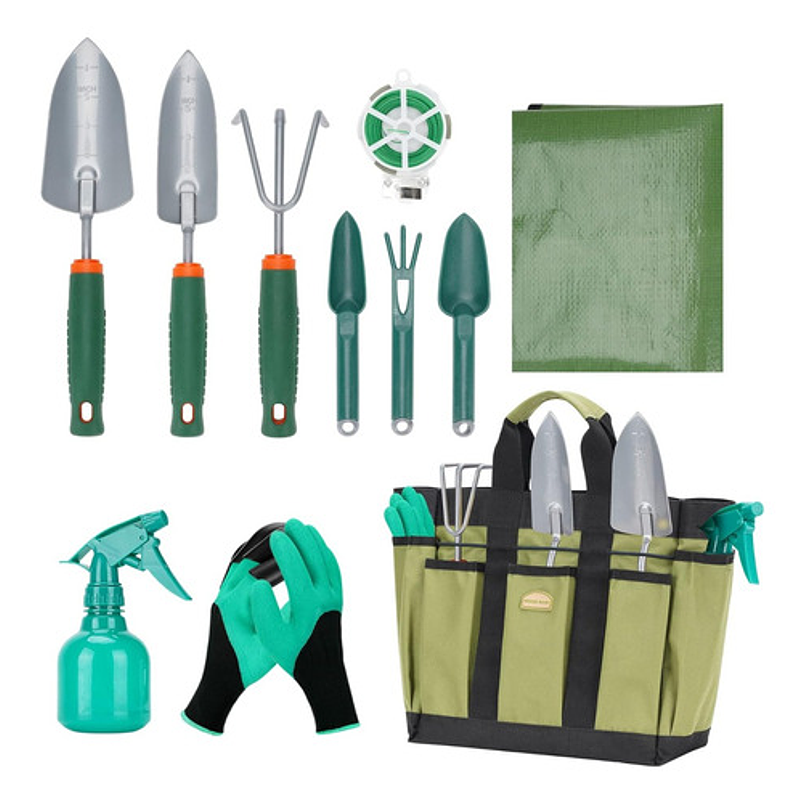 Kit Herramientas Jardín Plantas + Cactus Y Suculentas 3