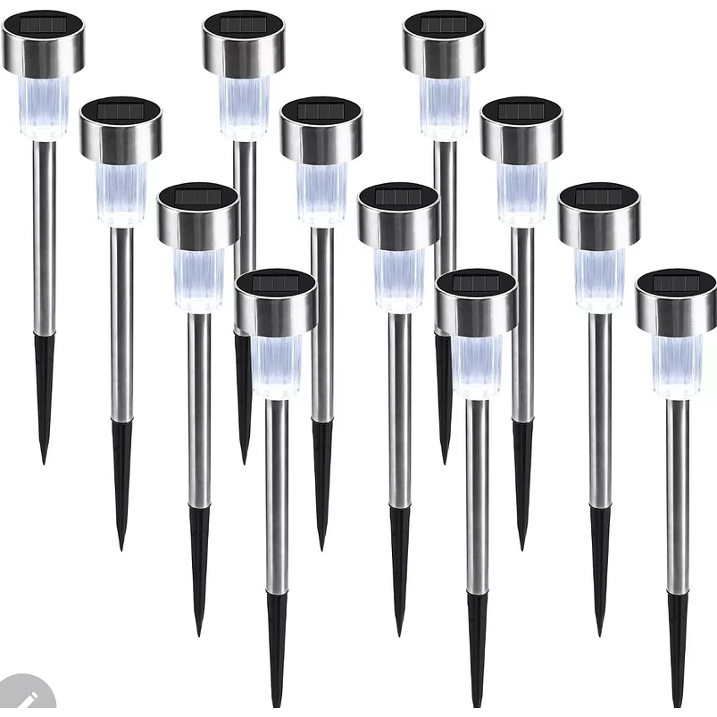 Lamparas de Luz Led Jardín x2 1