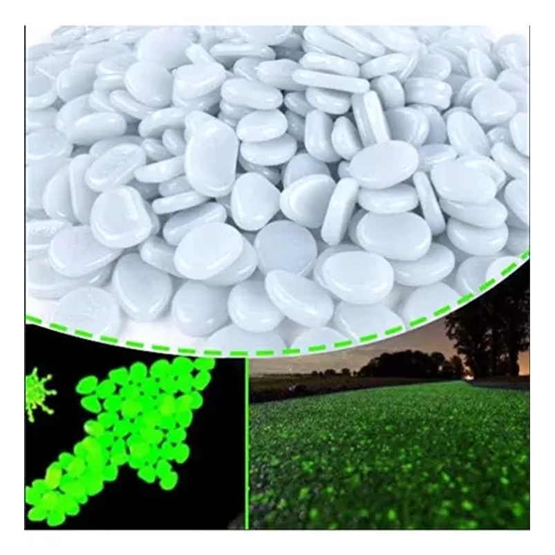 Piedras Luminosas Decoración Jardín x100 Piezas Brillan Oscuridad 15