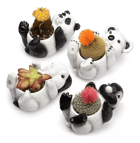 Maceta Diseño Animal Blanco y negro X1 Pz 35.000