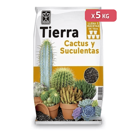Sustrato Abono Tierra De Cactus y Suculentas x 5Kg