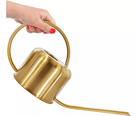 Regadera Chic De Plantas Jardinería X 1,3 Litros En Acero