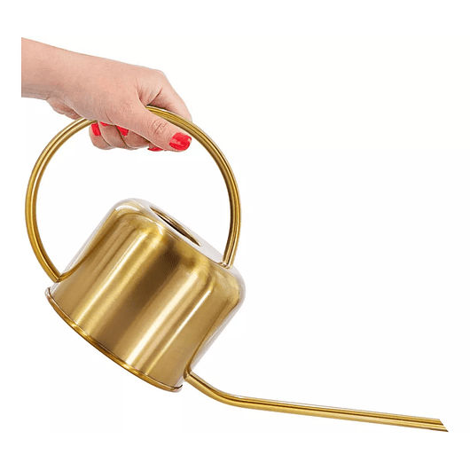 Regadera Chic De Plantas Jardinería X 1,3 Litros En Acero 1