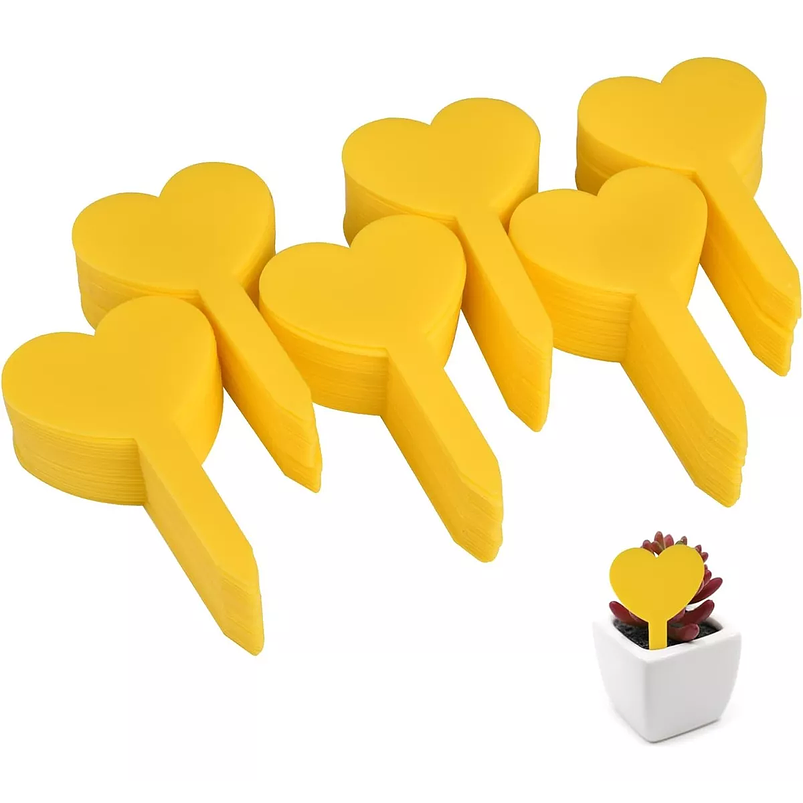 Etiquetas Plantas Siembra Corazón x100 Unidades 8