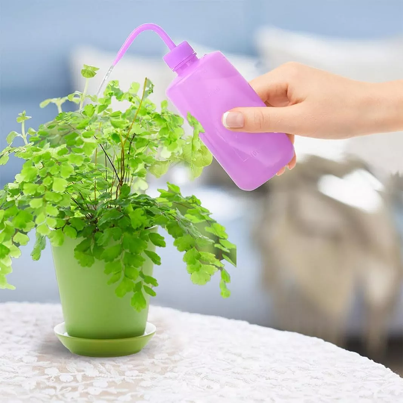 Botella de Riego Apretar x500ml Plantas más Tapa Regadera 6