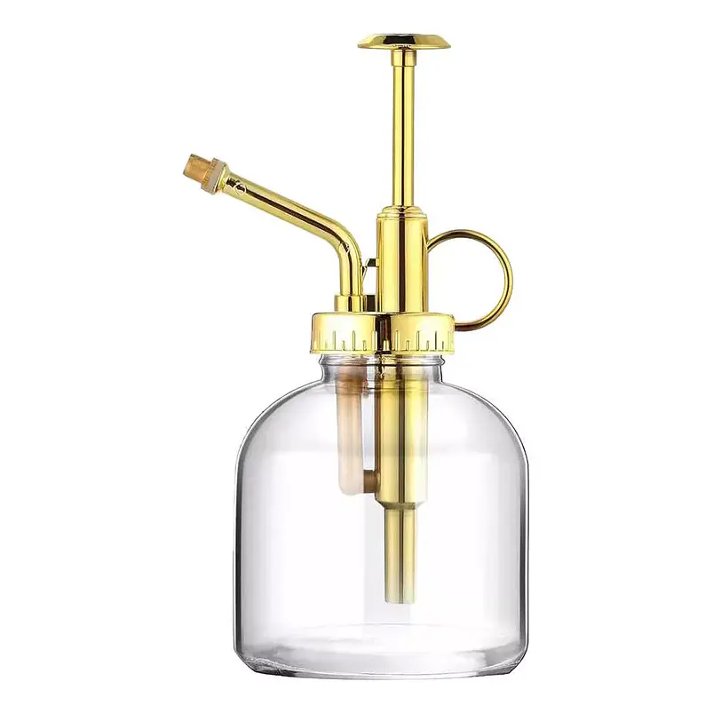 Regadera Plantas Spray Vintage En Vidrio x215ml Rociador 1