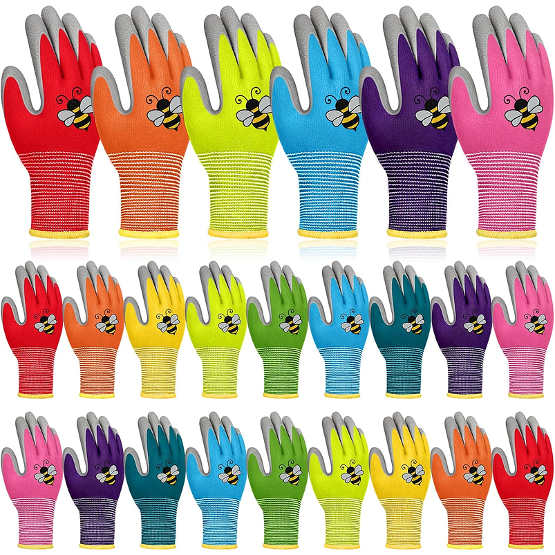 Guantes Jardinería X01 Par Para Niños Caucho Transpirable 1
