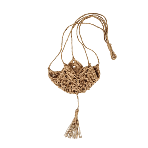 Maceta Colgante Soporte De Plantas 100% Fique Natural Macrame