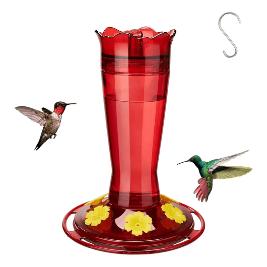 Bebedero Colibríes Aves en Vidrio de Colgar 13 Oz 1