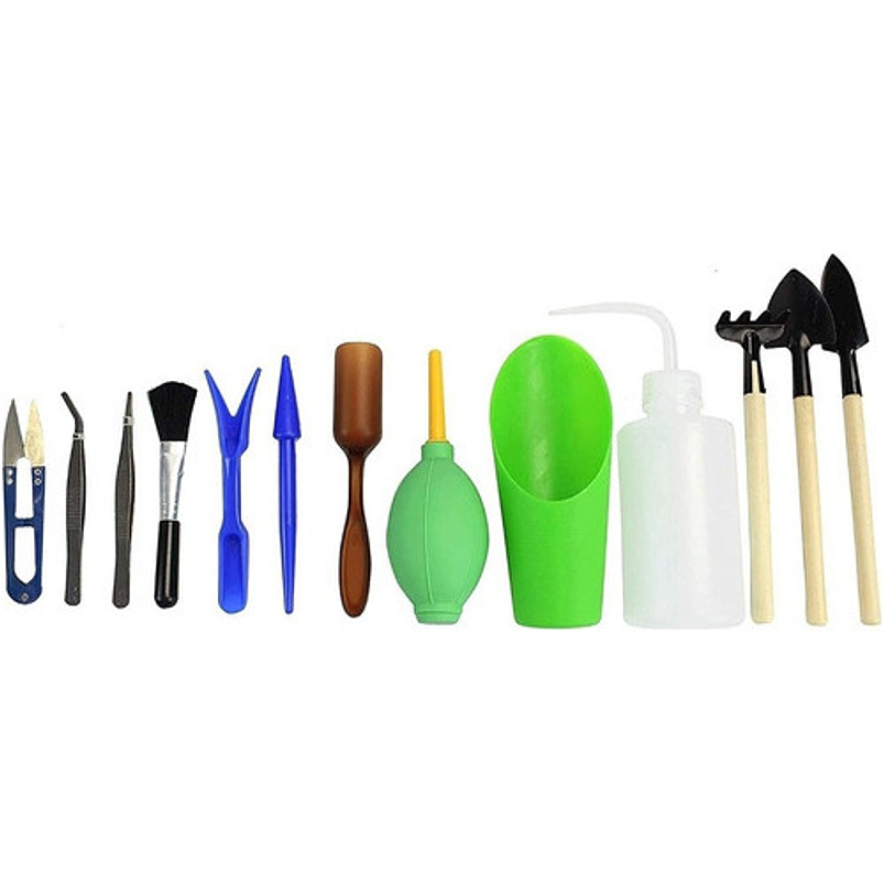 Kit Herramienta Jardín Cactus X 13 Piezas +estuche 1