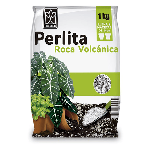Sustrato Perlita Roca Volcánica Forza Para Plantas x1 Kg