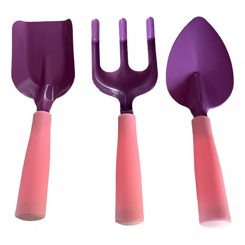 Kit Herramientas Jardín Plantas Niñas x5 Piezas más Bolso 3