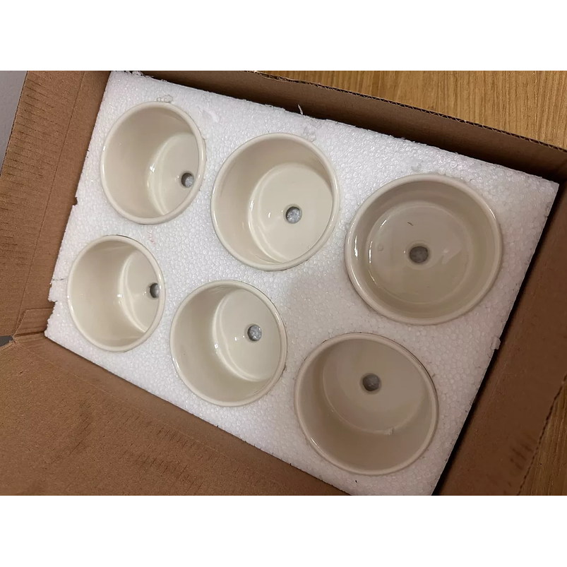 Juego Maceta Cerámica Premium Plantas Cactus y Suculentas 9