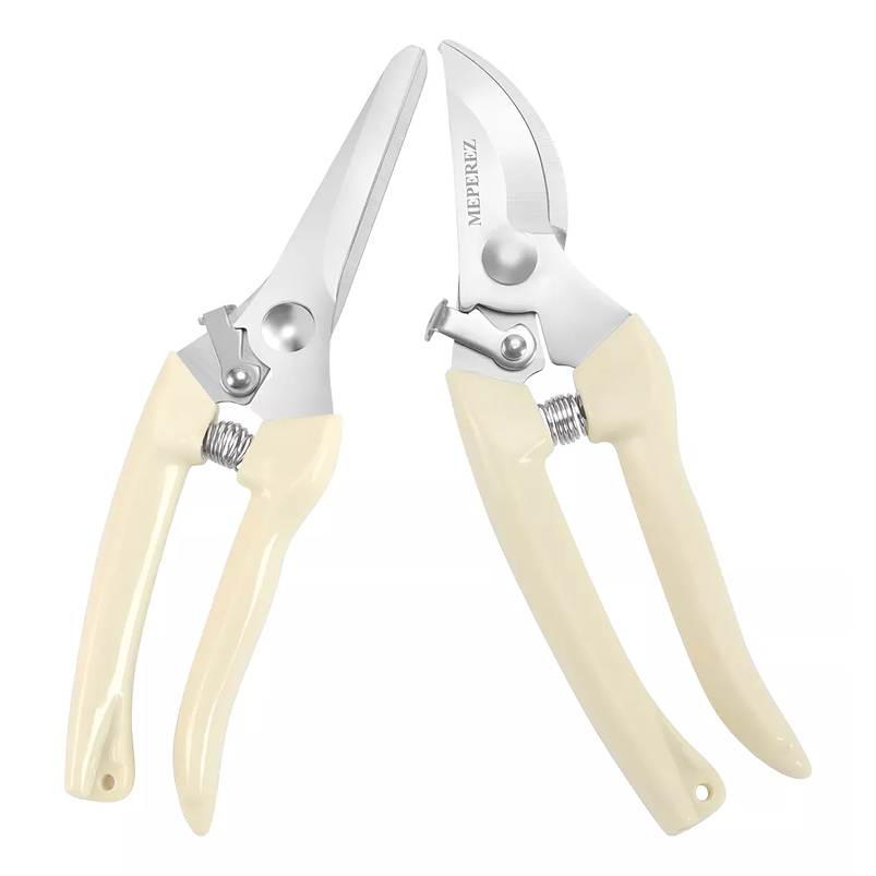 Tijera De Poda De Plantas Jardinería Acero Inoxidable X2 Und 12