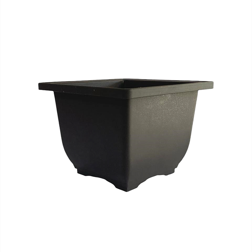 Maceta Plástica de Bonsái Cuadrada 13cm Ancho x 10cm Alto 1
