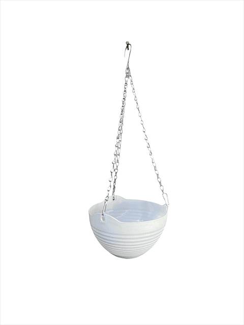 Maceta Plástica Colgante 15cm Diametro Y Sistema Autoriego