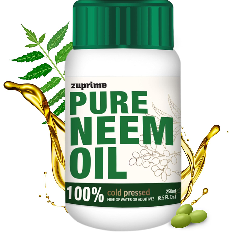 Aceite 100% Neem Prensado Frío Organico Para Plantas x250 ML 1