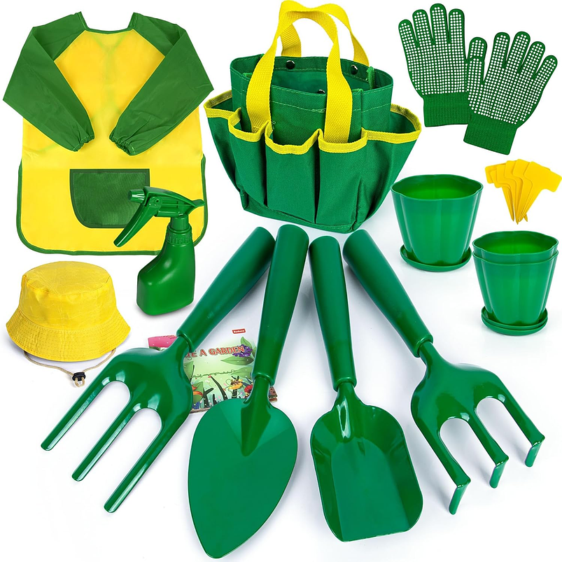 Kit Herramientas de Jardineria Cultivo de Plantas de Niños 1