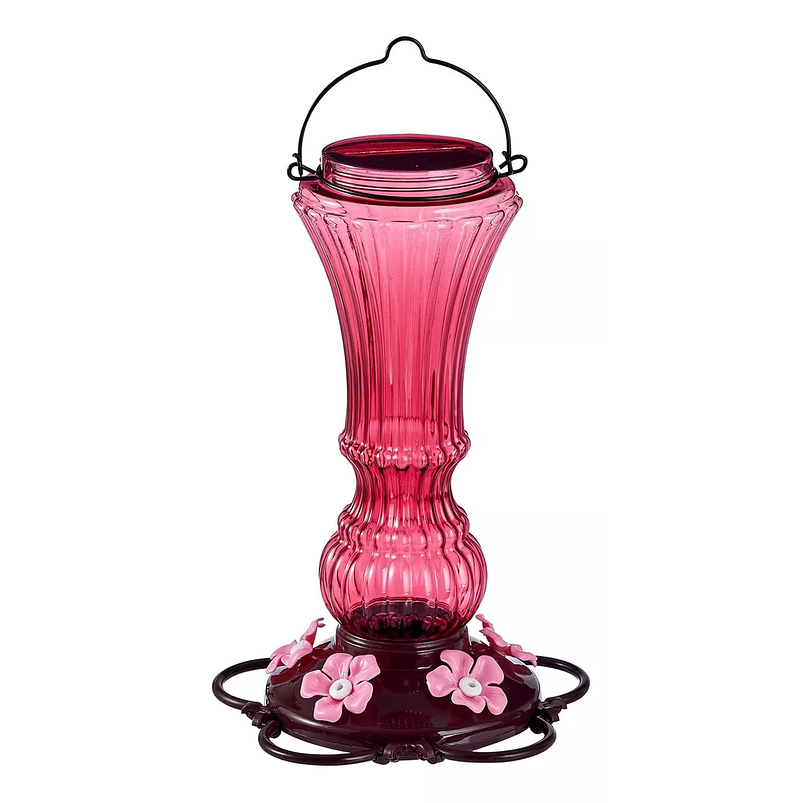 Colibries Bebedero De Aves De Colgar Plastico x5 Flores 1