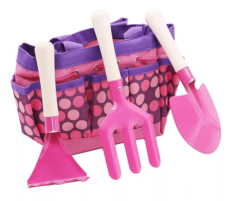 Kit Herramientas de Jardineria Cultivo de Plantas de Niñas