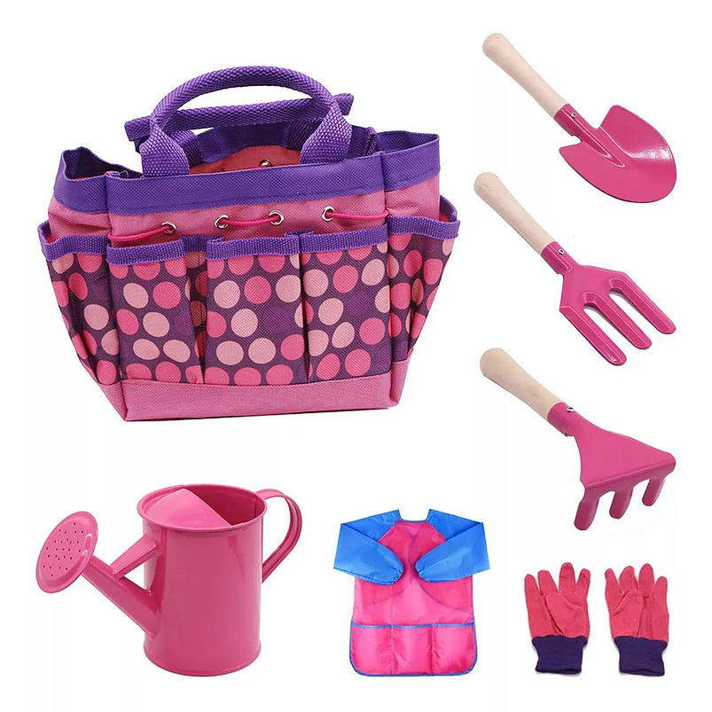 Kit Herramientas de Jardineria Cultivo de Plantas de Niñas 8
