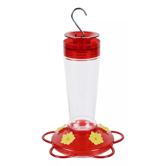 Bebedero Colibríes Aves de Colgar en Vidrio x5 Flores 2