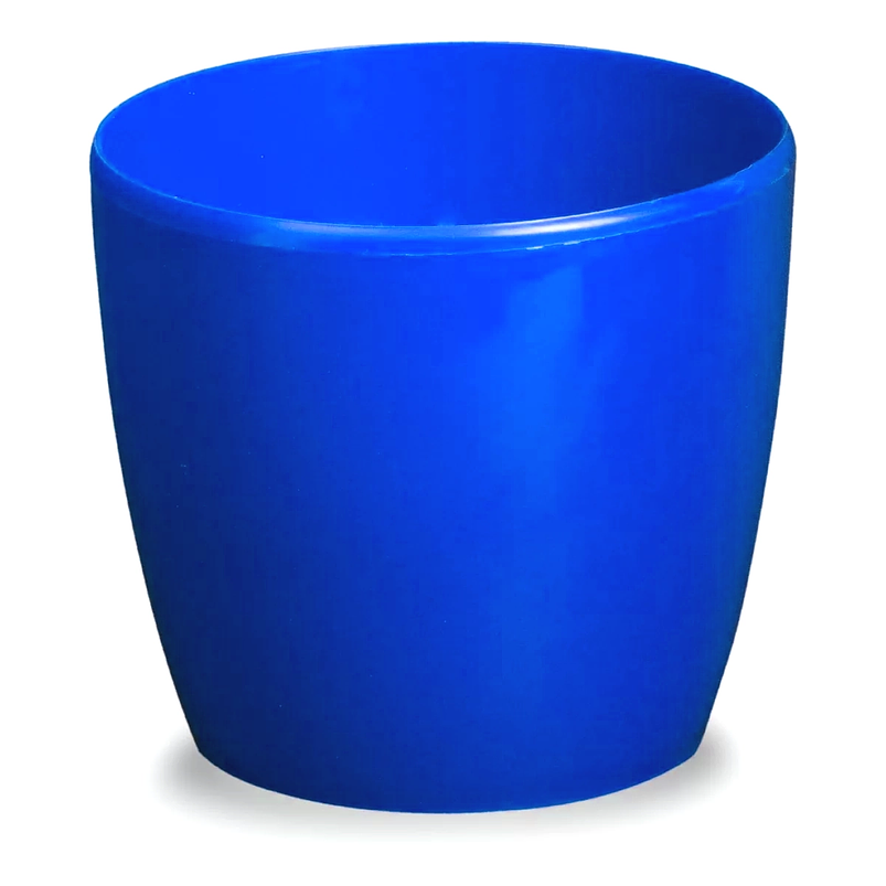 Maceta Plástica Bahía Colores 9cm Diámetro x8cm Alto Fina 15