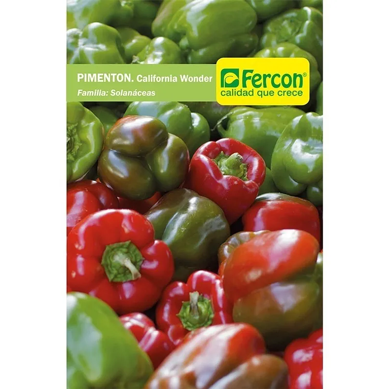 Semillas De Pimentón California Hortalizas Sobre Pureza 99% 25gr 1