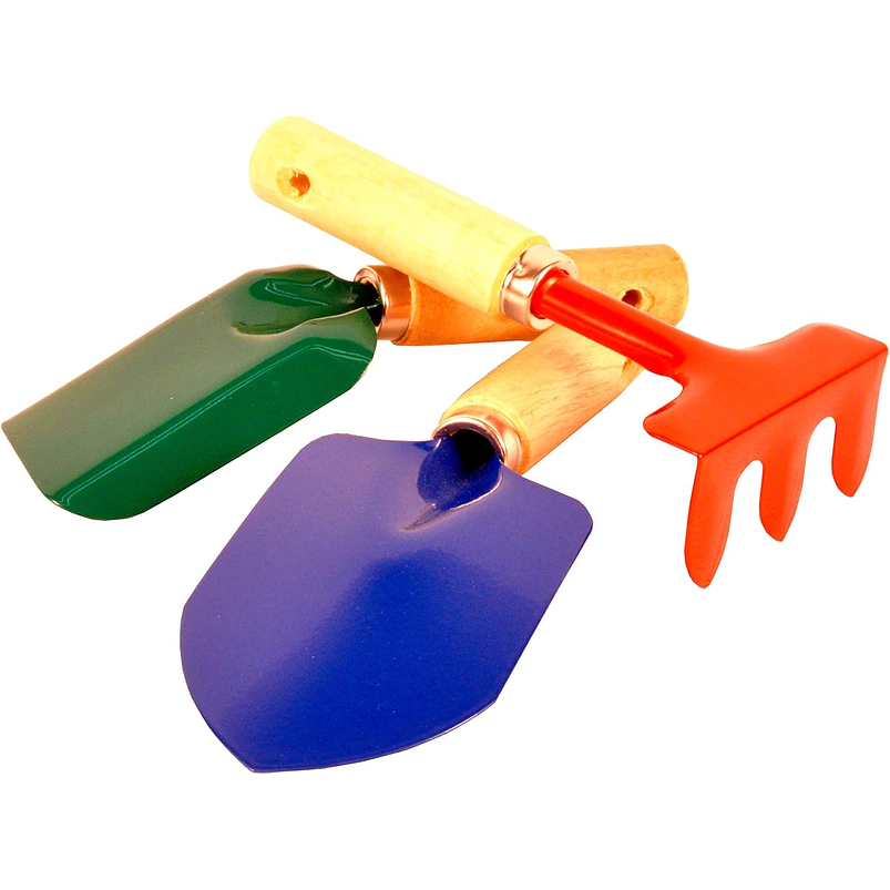 Kit Herramientas Jardinería Cuidado De Plantas Para Niños 8