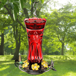 Bebedero Aves Colibríes Plastico Para Jardínes Colgante