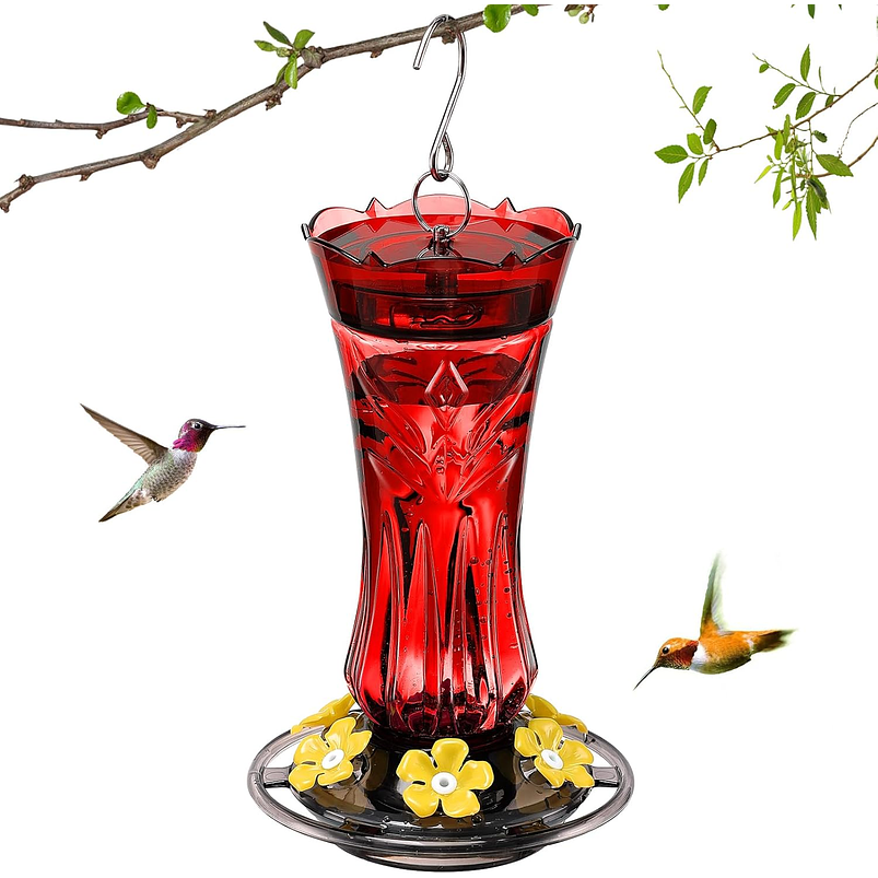 Bebedero Aves Colibríes Plastico Para Jardínes Colgante 1