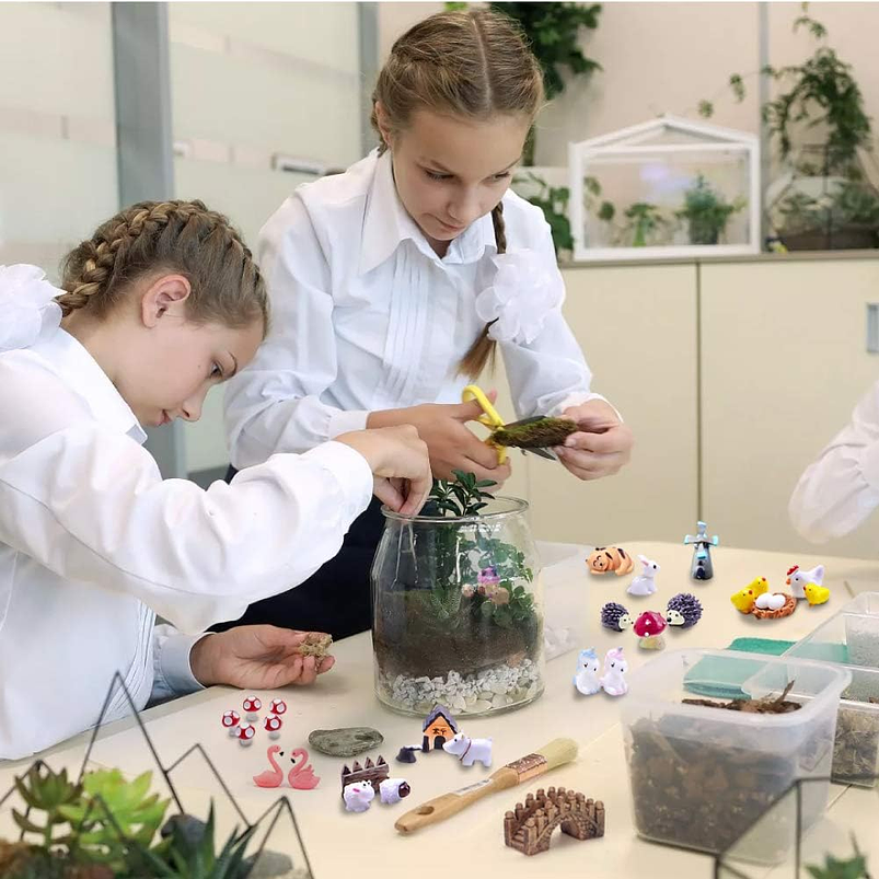 Mini Figuras Decoracion Jardín Hadas Terrarios Peceras x100p 5