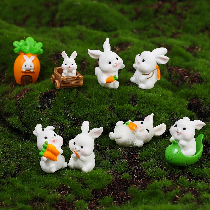 Mini Figuras Jardín De Hadas Terrarios Decoracion Peceras 7