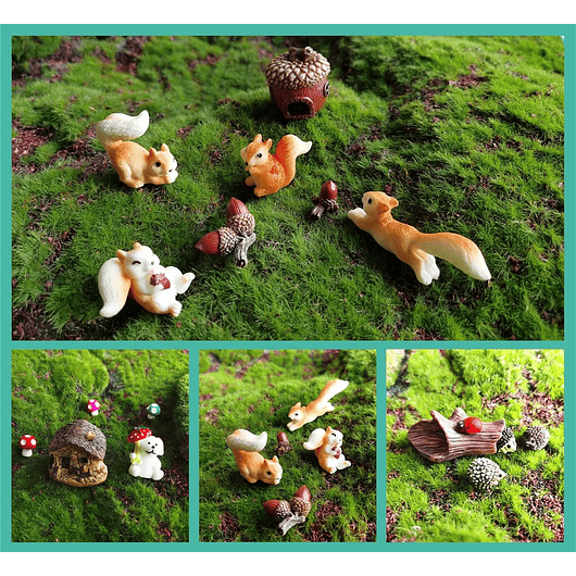 Mini Figuras Para Jardín De Hadas Terrarios Decoracion 4