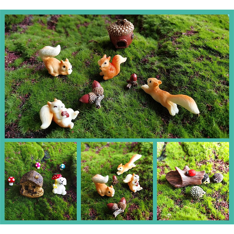 Mini Figuras Para Jardín De Hadas Terrarios Decoracion 4