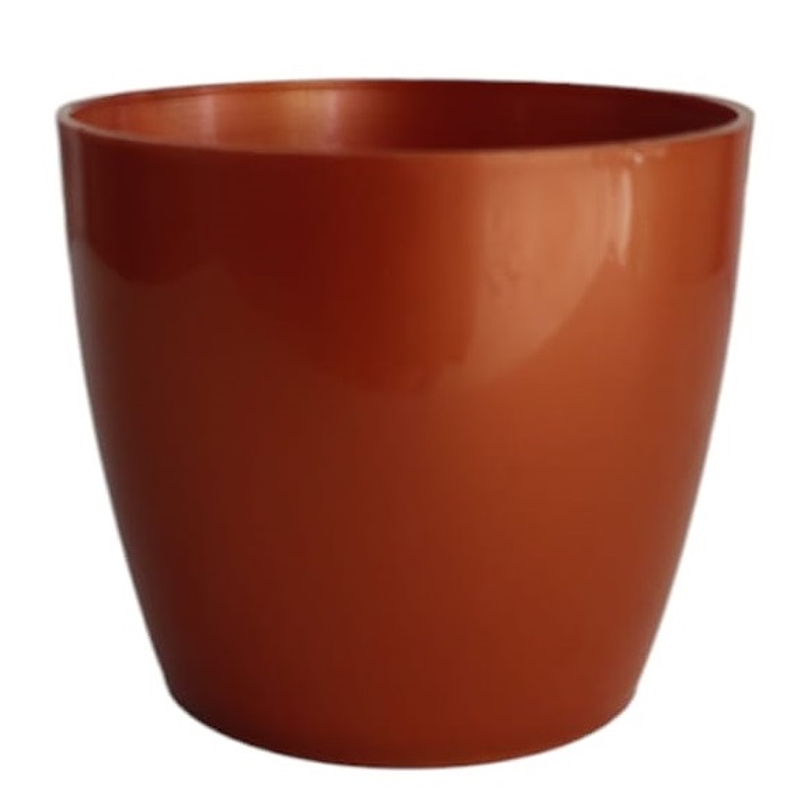 Maceta Plástica Bahía Colores 9cm Diámetro x8cm Alto Fina 16