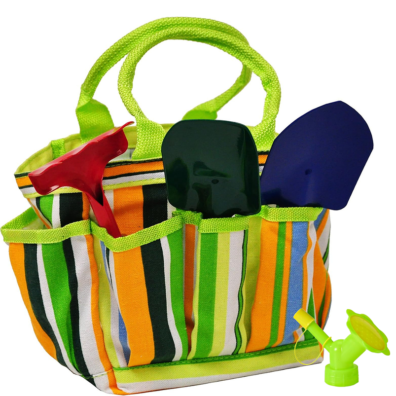 Kit Herramientas Jardinería Cuidado De Plantas Para Niños 1