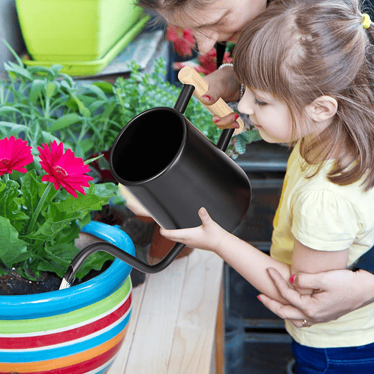 Regadera Chic De Plantas x1 Litro Acero más herramientas de Jardín 7
