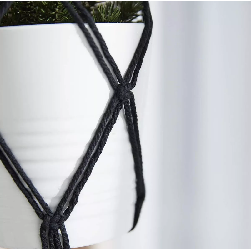 Juego Colgador Planta De Macetas Macramé Cesta de Plantas x3 3