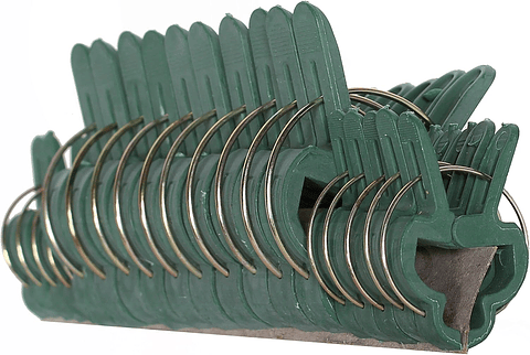 Clips Gancho Apoyo De Plantas De Jardín, Hortalizas x20 Unidades