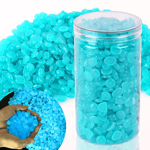 Piedras Luminosas Decorativas Para Jardin de Hadas Pesceras/Acuario X1000pz