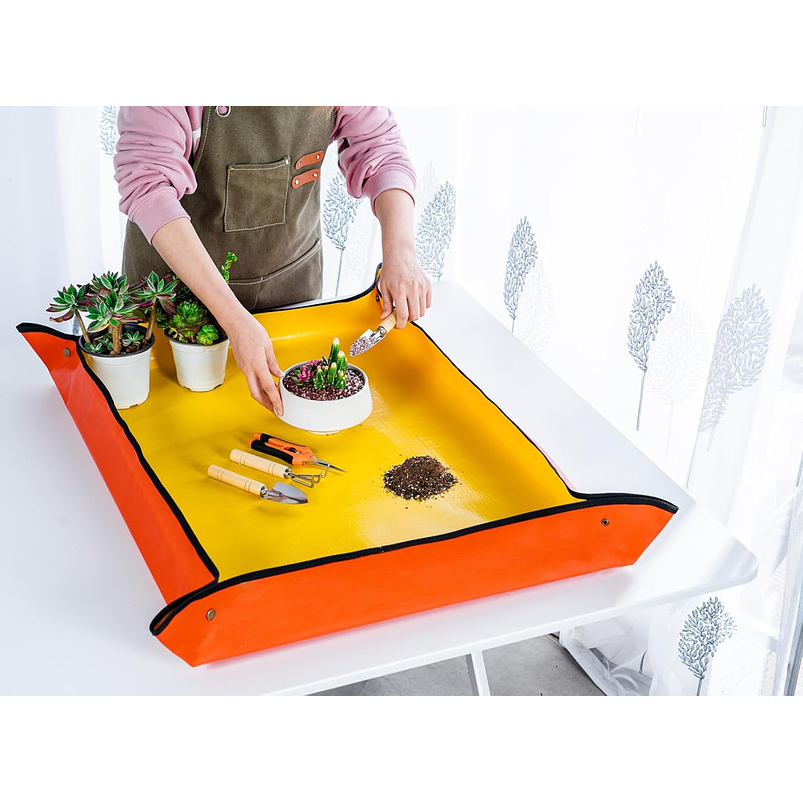 Kit Esencial de Herramientas De Jardinería  con Tapete /Alfombrilla 4