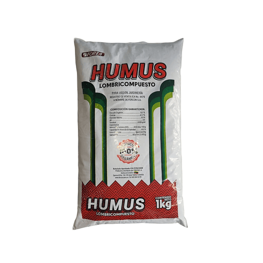 Sustrato Abono Humus Lombricultivo Para Plantas X 1kg 1