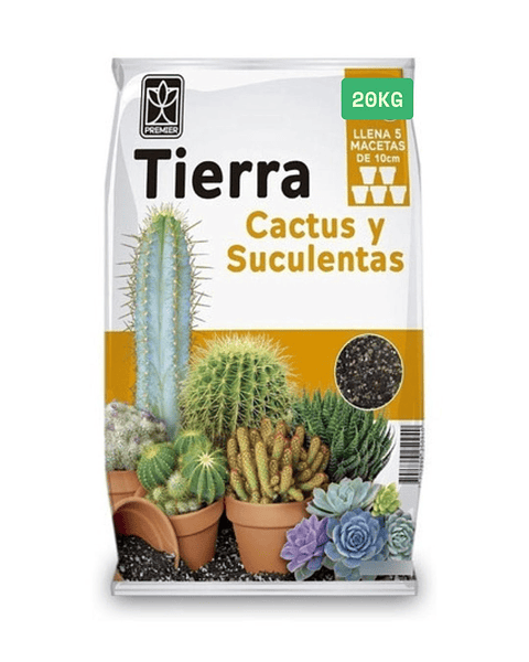 Sustrato Abono Tierra De Cactus y Suculentas x 20Kg