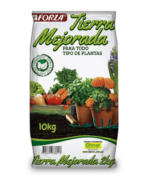 Sustrato Abono Orgánico Tierra Mejorada Para Plantas x 10 Kilos