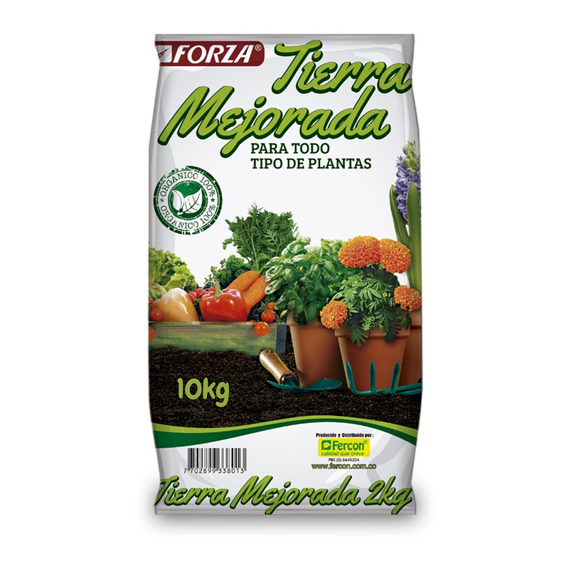Sustrato Abono Orgánico Tierra Mejorada Para Plantas x 10 Kilos 1